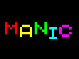 Pantalla de carga de Manic Miner en ZX Spectrum