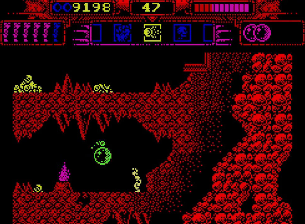 Captura del juego Myth: History in the Making en ZX Spectrum