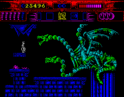 Captura del juego Myth: History in the Making en ZX Spectrum