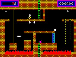 Captura del juego Panama Joe en ZX Spectrum