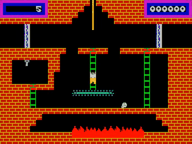 Captura del juego Panama Joe en ZX Spectrum