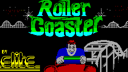 Pantalla de carga de Roller Coaster en ZX Spectrum