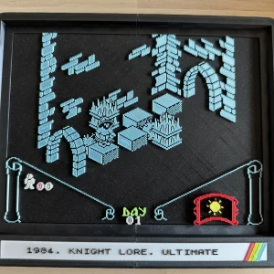 Diorama 3D Knight Lore
