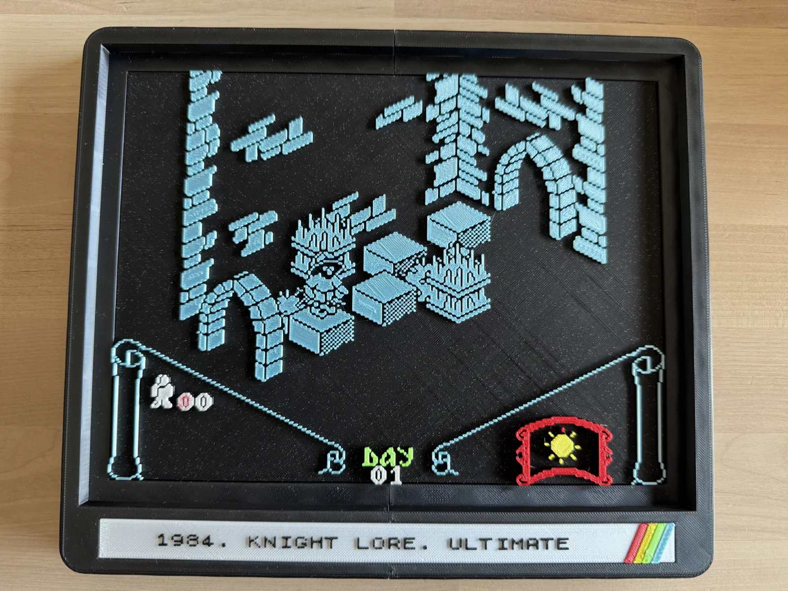 Diorama 3D Knight Lore