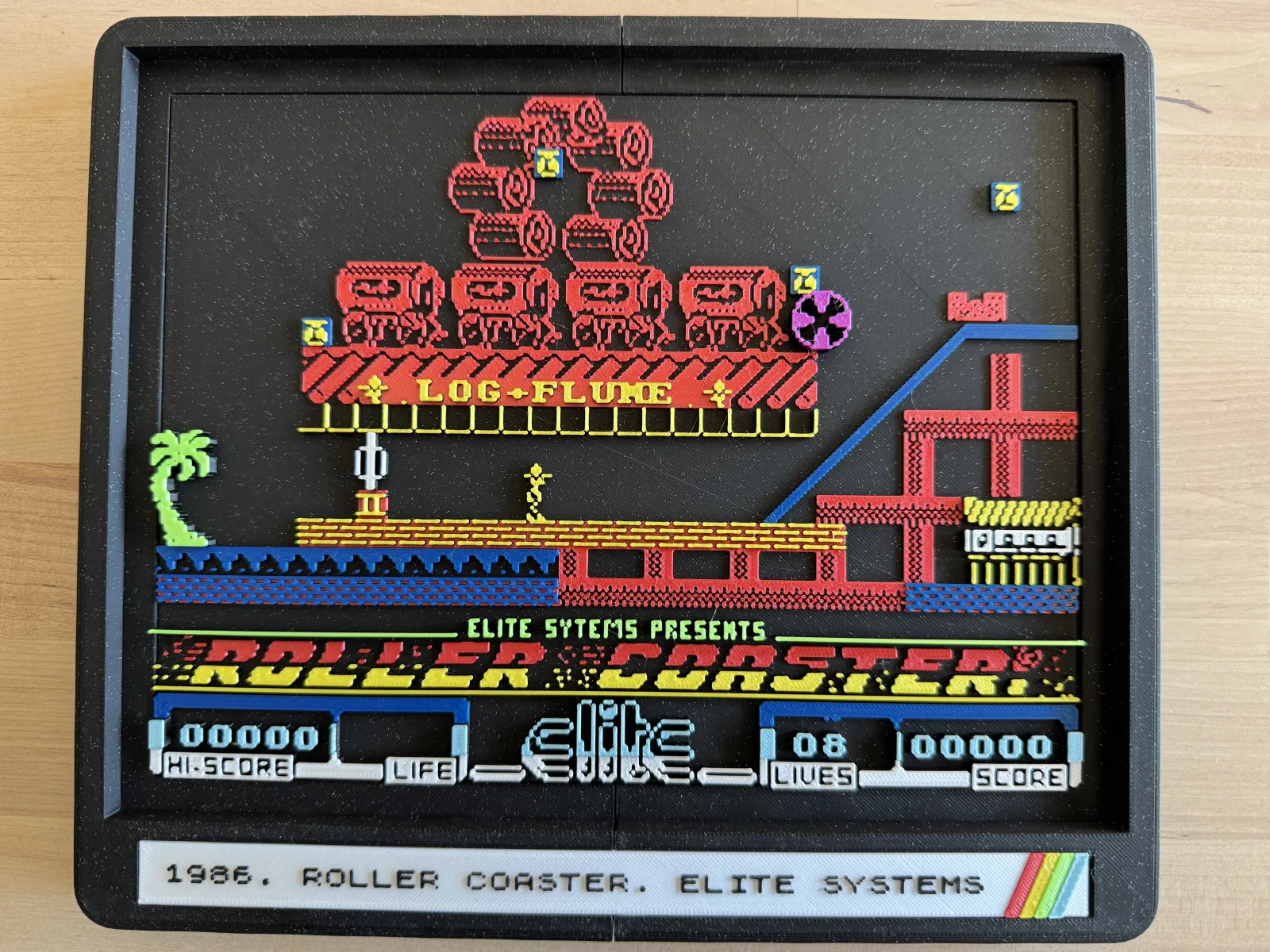 Diorama 3D Roller Coaster